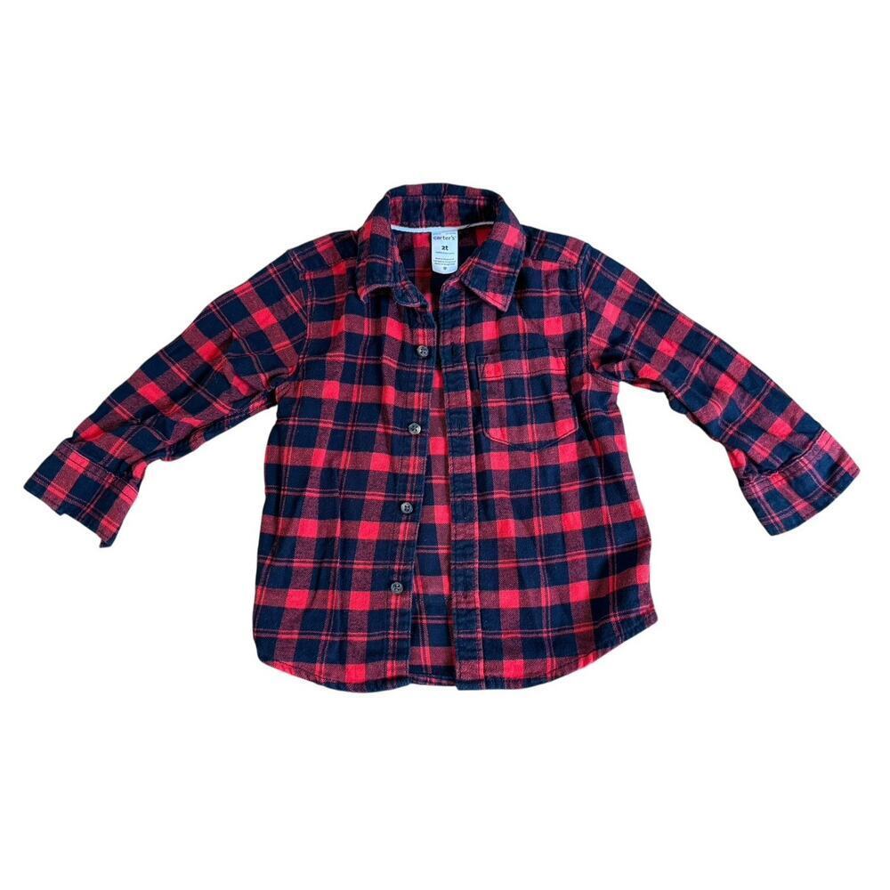 NIRVANA 90s Metal Rock Upcycled Retro Vintage Grunge Plaid Flannel Kids Size 2T - Picture 6 of 12